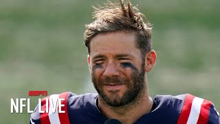 Julian Edelman is retiring  NFL Live [upl. by Pieter]