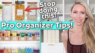 10 New GAME CHANGING Tips from PROFESSIONAL ORGANIZERS [upl. by Lorianna]