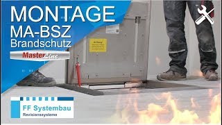 FF System MABSZ Brandschutz  Schachtabdeckung  Schachtdeckel  Montage FF Systembau [upl. by Prescott171]