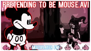 Pretending to be Sad Mouse AVI in Roblox Friday Night Funkin [upl. by Ydaj]