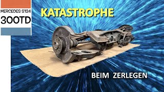 Eine Katastrophe beim Zerlegen der Hinterachse Mercedes W124 [upl. by Nesahc24]