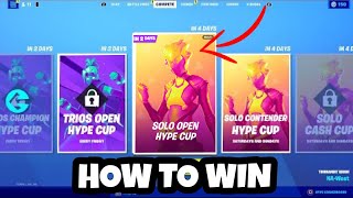 How To WIN The SOLO OPEN HYPE CUP GET TOP 1  1000 HYPE [upl. by Isej]