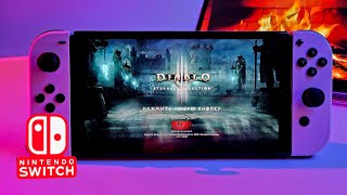 Как работает ДИАБЛО 3 на NINTENDO SWITCH OLED gameplay [upl. by Simmie276]