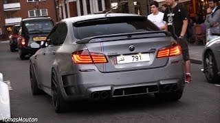 Matte grey BMW M5 F10 Hamann  Sounds of the beast [upl. by Pincas]