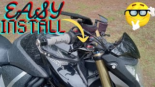 How To Change Clutch amp Brake Levers On A Motorcycle EASY [upl. by Janel]