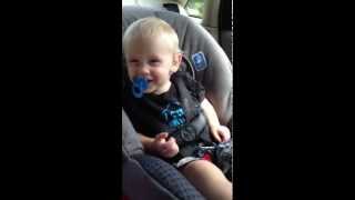 GANGNAM STYLE Baby dances to in car seat [upl. by Larochelle]