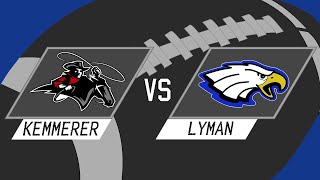 FOOTBALL KEMMERER VS LYMAN 100424 [upl. by Eddra389]