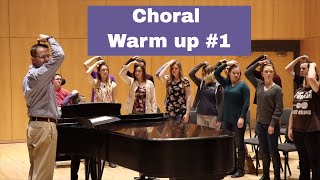 Choral Warm up 1 Full Vocal Warm up [upl. by Drauode780]