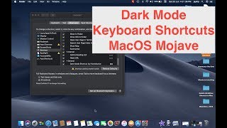 How to Create Dark Mode Keyboard Shortcuts on MacOS Mojave Catalina on Any Mac [upl. by Willie]