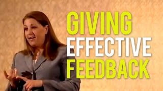 Giving Feedback for Strong Performance [upl. by Katine]