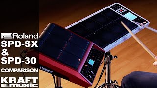 Roland SPDSX amp SPD30  Comparison [upl. by Hniht]