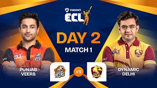 ECL  Match 3  Punjab Veers vs Dynamic Delhi  Harsh Beniwal vs Sonu Sharma [upl. by Seyer]