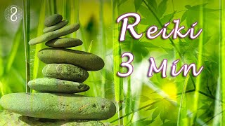 Musica REIKI 🔔 con campanillas cada 3 MINUTOS · con SONIDOS de NATURALEZA [upl. by Nedrob]