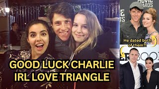 IRL Good Luck Charlie Love Triangle  Bridgit Mendler Shane Harper amp Samantha Boscarino DRAMA [upl. by Zephaniah]