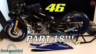 Building Valentino Rossis 2016 Yamaha M1  By De Agostini  Part 18 [upl. by Isola]