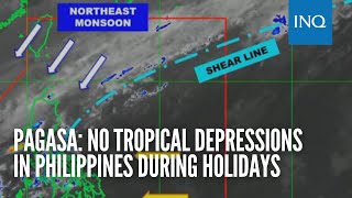 Pagasa No tropical depressions in Philippines during holidays [upl. by Ilysa]