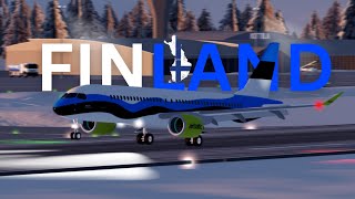 Roblox Project Flight Simulator  Kittilä IntlAirport Finland Plane Spotting [upl. by Anikehs992]