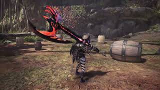 Namielle Switch Axe  Weapon Showcase  Monster Hunter World Iceborne [upl. by Lonni]