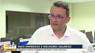 Mais empregos e melhores salários Senai MT é destaque em matéria sobre vantagens de cursos técnicos [upl. by Nairdna500]