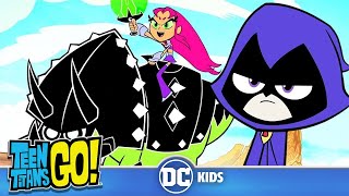 Teen Titans Go En Español  ¿Quién es el titán más duro  DC Kids [upl. by Alded]