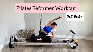 Pilates Reformer Workout  Full Body  Intermediate Level [upl. by Celeste]