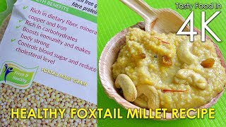 Millet Kheer  Healthy Nutrients rich Recipe  4K [upl. by Shriner]