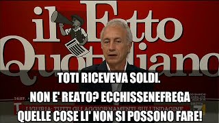 Caso Toti Travaglio Nuova tangentopoli La politica adesso si vende per un piatto di lenticchie [upl. by Aletsirc]