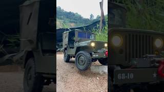 Army jeep willy going campside [upl. by Maury]