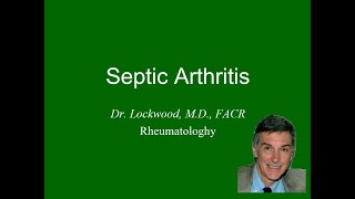 11 Septic Infectious Arthritis [upl. by Alisha]