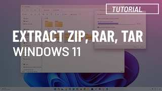 Windows 11 Open and extract RAR 7z Zip TAR GZ files on File Explorer no extractor required [upl. by Gerhardt]