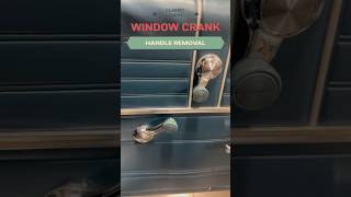 Classic Chevy Window Crank Handle Removal classicchevrolet diycarrepair autorepairtips [upl. by Onileba]