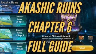 HOW TO CLEAR AKASHIC RUINS CHAPTER 6 100 REWARDS  MOBILE LEGENDS ADVENTURE [upl. by Aicirpac]