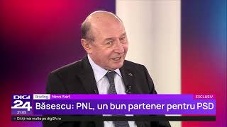 Analiza lui Traian Băsescu Ce sar întâmpla dacă Ciolacu și Ciucă ar fi contracandidați [upl. by Lydnek]