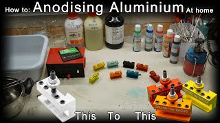 How to Anodise Aluminium at home how i anodised at home [upl. by Ninon98]