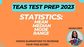 ATI TEAS REVIEW 2024  MATH  Mean Median Mode Range Word Problem [upl. by Ati]