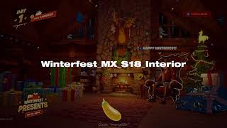 Crackshots Cabin Music  Fortnite 2021 Winterfest Event [upl. by Nedak90]