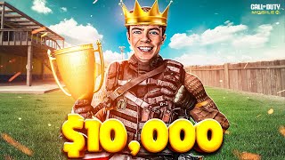 THE 10000 BATTLE ROYALE TOURNAMENT in COD MOBILE [upl. by Adnoval]