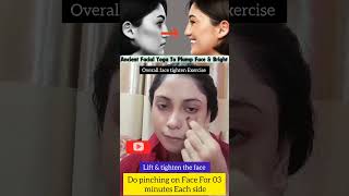 facial beauty faceyogamethod doublechin yoga antiaging sameeraworld [upl. by Arraet490]