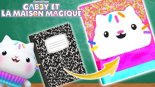 Emmène Ptichou à lécole  Fabrique ton propre carnet Gabbychat   GABBY ET LA MAISON MAGIQUE [upl. by Nole]