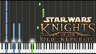 Star Wars  Czerka Site Piano synthesia [upl. by Kcirdla]