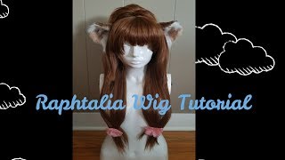 Raphtalia Wig  Cosplay Tutorial Ponytail Version [upl. by Uyr]