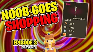 NOOB GOES SHOPPING  ENKI EVENT SWORD  9M REBIRTH  Giant Simulator [upl. by Atiuqcir]