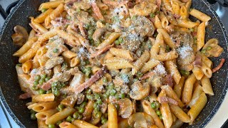 PASTA ALLA BOSCAIOLA di Betty e Marco  Ricetta facile e veloce [upl. by Akimehs]