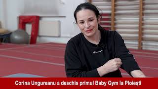 Fosta campioană de gimnastică Corina Ungureanu a adus Baby Gym la Ploiești [upl. by Inalaehak555]