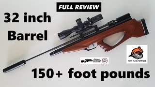 AEA Challenger PCP Air Rifle Worlds Most Powerful 30 Caliber Bullpup Full Review Accuracy Test [upl. by Fasto]