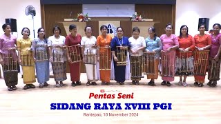 MUSIK ANGKLUNG di Pentas Seni SIDANG RAYA XVIII PGI [upl. by Nalani366]