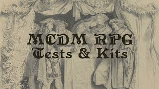 TDS 004 MCDM RPG Tests amp Kits [upl. by Peery]