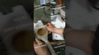 AJ368 Semmiautomatic Baseless Ring Tart making machine from Alice Egg tart machine food kitchen [upl. by Biddie188]