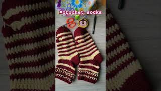 handmade crochet socks knitting knittedsocks easy diy tığişi çorap keşfet [upl. by Lincoln]