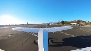 flying my Piper colt at KWHP Airport this is a 360° camera you can move it and zoom in and out [upl. by Raynor]